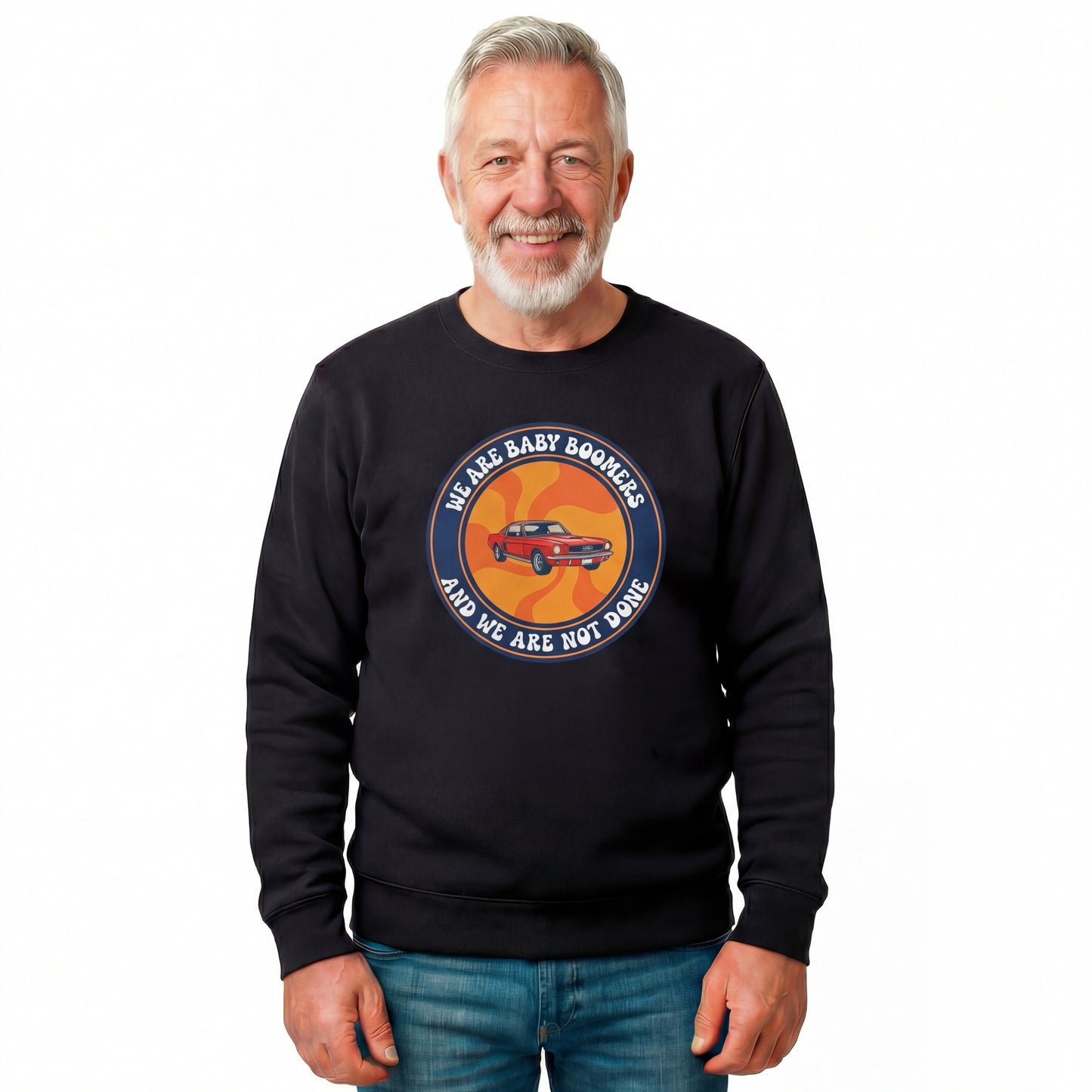 We Are Not Done Vintage Red Pickup Crewneck Sweatshirt