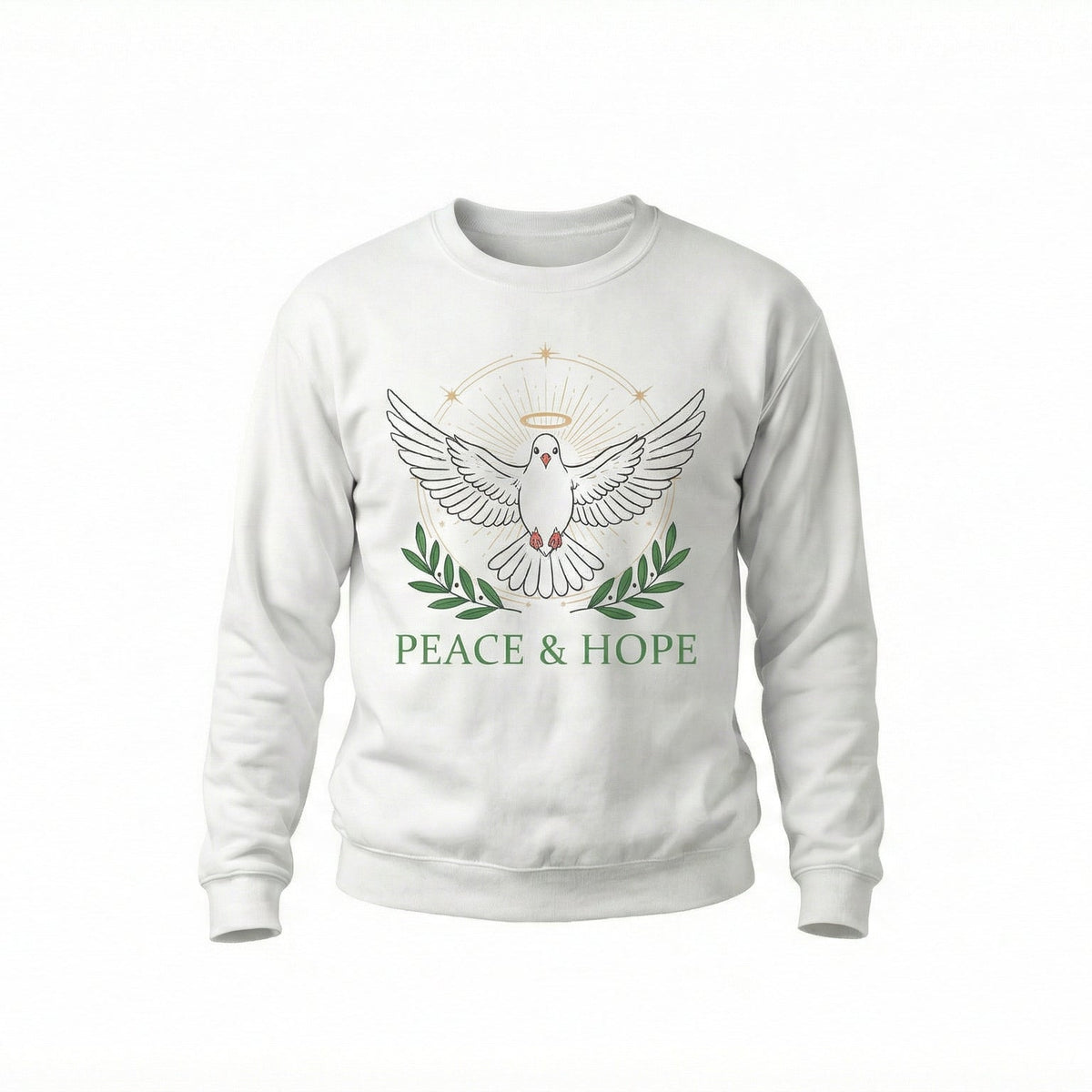 Peace & Hope Dove Crewneck Sweatshirt