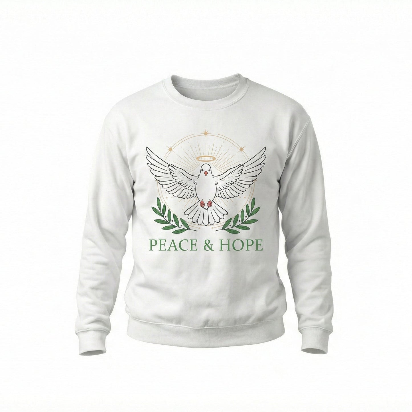 Peace & Hope Dove Crewneck Sweatshirt