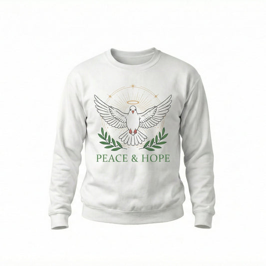 Peace & Hope Dove Crewneck Sweatshirt