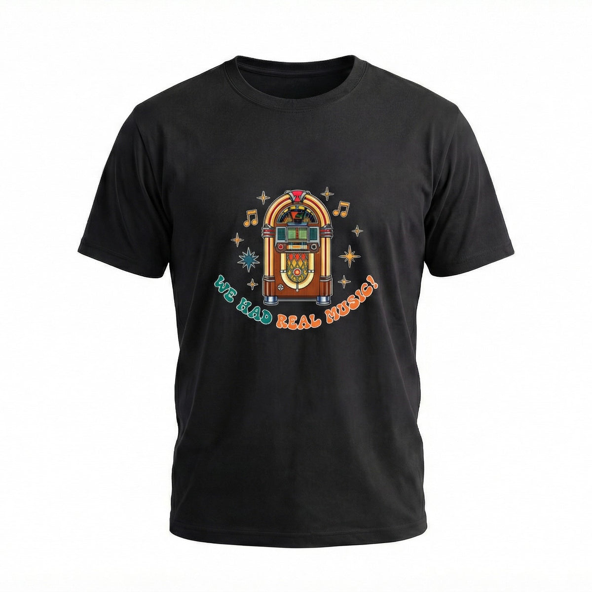 Retro Jukebox Unisex Heavy Cotton Tee - We Had Real Music!