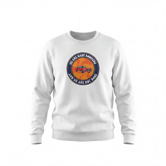 We Are Not Done Vintage Red Pickup Crewneck Sweatshirt