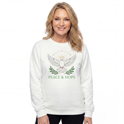 Peace & Hope Dove Crewneck Sweatshirt