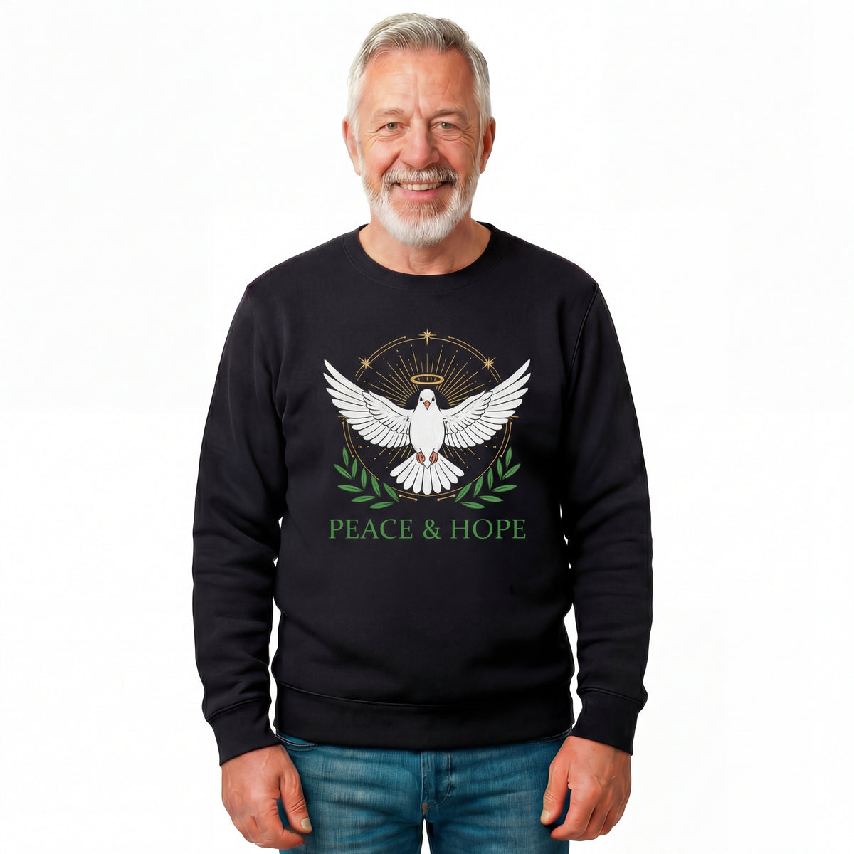 Peace & Hope Dove Crewneck Sweatshirt