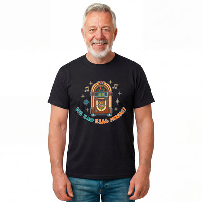 Retro Jukebox Unisex Heavy Cotton Tee - We Had Real Music!